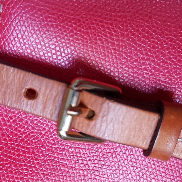 Dooney & Bourke Red Leather Satchel,  EUC - Picture 14 of 14